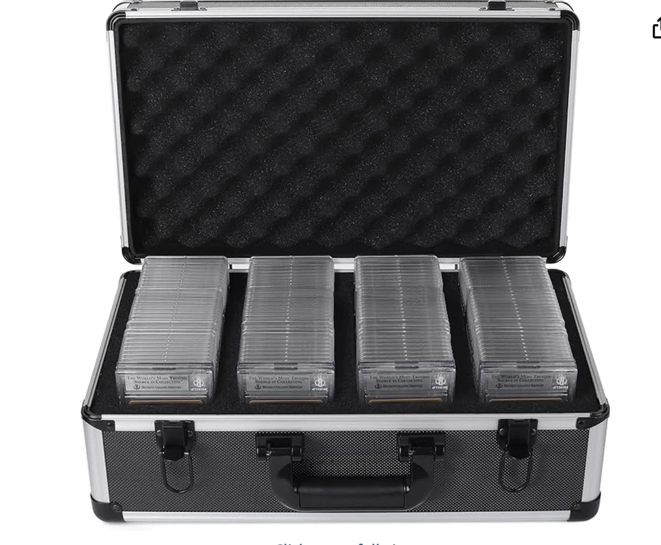 FunGuys Graded Card Storage Box, Trading Card Case for PSA Graded Pokemon Cards, - Image 2 of 4