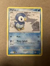 Pokémon Piplup 93/130 Diamond & Pearl Regular Common Basic 60 HP Card
