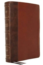 NKJV, Large Print Verse-by-Verse Reference Bible, Maclaren Series, Leathe - GOOD