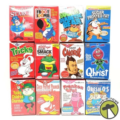 Cereal Killers Popaganda Mini Figures Complete Set of 12 In Case Pop Life 15+