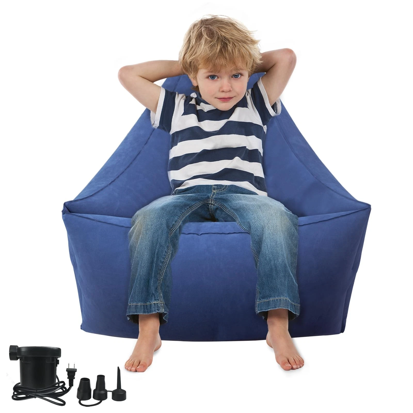 Sensory Chair for Kids, Inflatable Peapod Sensory Chair for Children with Aut...