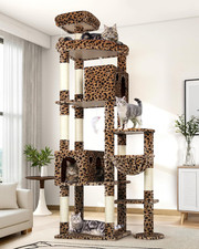 Giant Cat Tree, 83 Inch Cat Tree for Indoor Cats Large Adult, XXL Cat Tower with