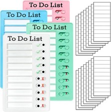Reusable Kids Sliding Chore Chart Set