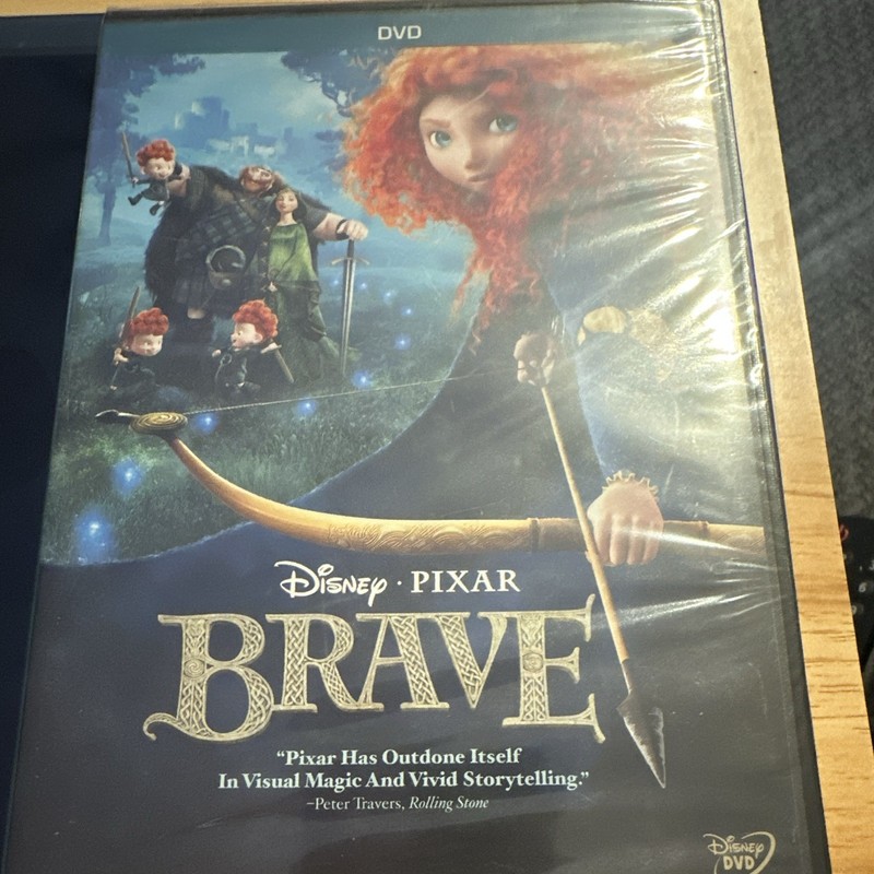 Disney Pixar Brave DVD - Animation PG Movie with Tall DVD Case