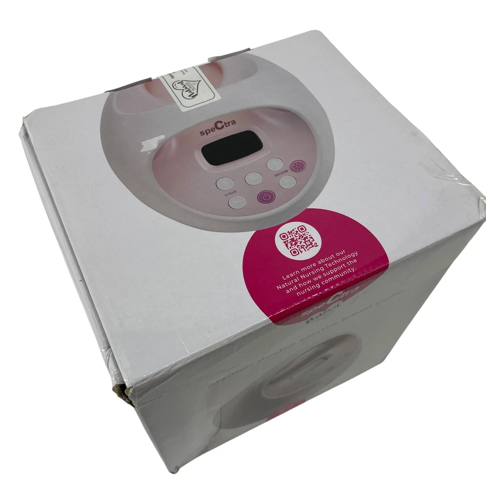 Extractor de leche materna eléctrico doble Spectra S2 Plus CAJA DAÑADA ROSA #NOD1305 Foto 2 de 4