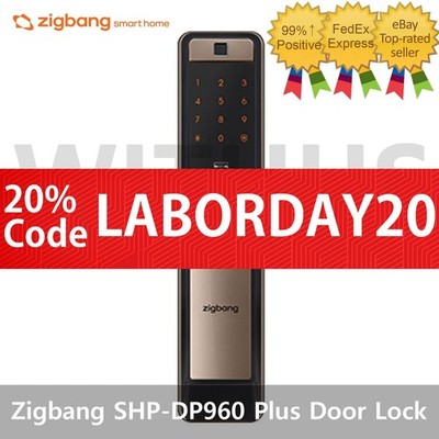 SAMSUNG Zigbang  SHP-DP960 Plus Push Pull Digital Smart Door Lock with RF Key*