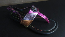 Kurt Geiger Girls Junior Kensington T-bar Sandal - Mulit Color - 12M