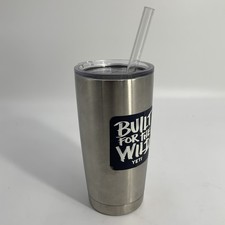 YETI Rambler 20oz Stainless Steel Vacuum Insulated Tumbler With Lid  Straw
