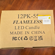12 Flameless LED Pillar Candles Remote Timer Flicker Dimmable 5.5  -8  NEW