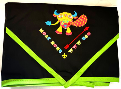OA NISCHA ACHOWALOGEN LODGE 486 BSA 2029 NOAC MEOW WOLF HANKERCHIEF MINT!