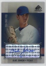 2004 SP Prospects Auto Draft Picks 64/400 Blake Johnson #334 Auto 13l2
