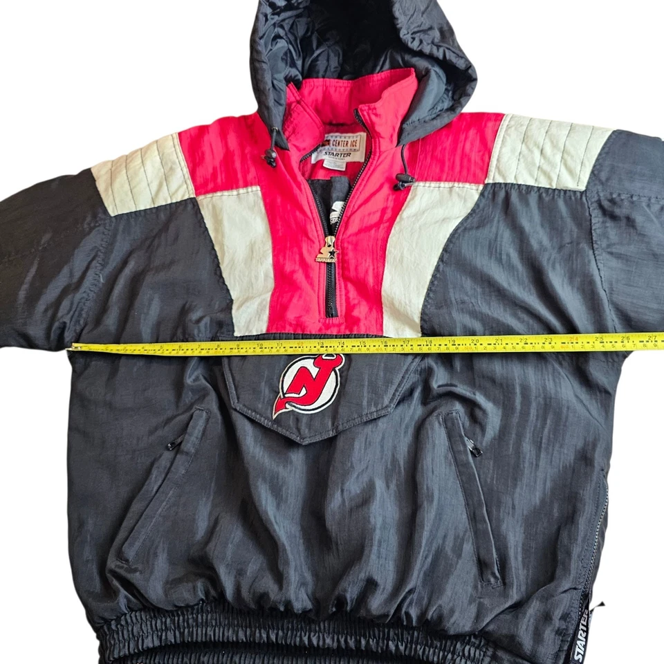 De colección Años 90 Starter New Jersey Devils Puffer Juvenil Grande/Hombre Mediano Auténtico  Foto 4 de 4