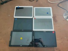 📱 Lot 6 Tablettes 10.1" Samsung Acer Huawei HS Pour Pièces/Réparation