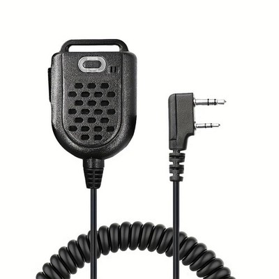 Speaker Microphone K Head 2 Pin, with UV-5R UV-82 BF-F8HP,RT22 RT21 H777 RT68...