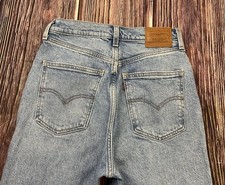 Levi s 70s High Flare Distressed Jeans Womens Size 27 Stretch