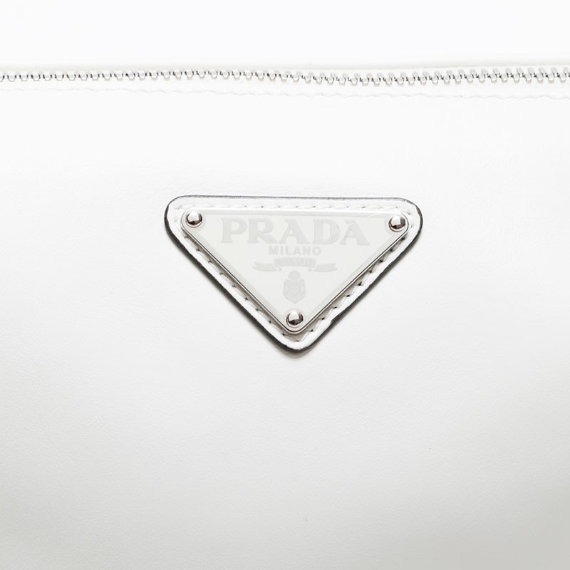 Authentic PRADA Triangle Nappa Leather Shoulder B… - image 8