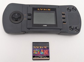 Atari Lynx Handheld Console PAG-0201 w/ Klax - Fully Working, Unrestored *VIDEO*