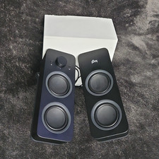 Logitech LOGI 2.0 Channel Wired Computer Speakers Pair, Black