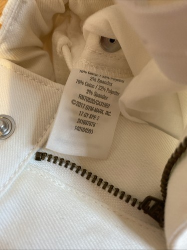 Gymboree Girls White Denim Bermuda Short Size 6 NWOT 2017 Tag - Picture 6 of 6