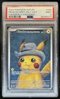 2023 Pokemon x Van Gogh SVP Pikachu Grey Felt Hat #085 PSA 9 MINT