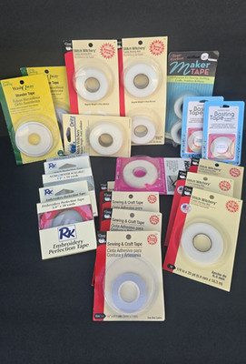 Quilt Sewers Dream Lot Basting Craft Wonder Bonding Stitch Witchery Tape READ