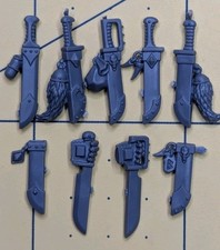 Warhammer 40K Space Marines Space Wolves Blood Claws Combat Blades