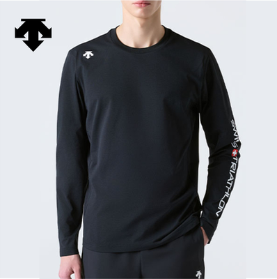 DESCENTE Swiss Triathlon Long-Sleeve T-Shirt BLACK ASIAN FIT | eBay