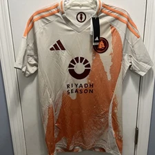 Adidas AS Roma 2024/25 Away Soccer Jersey Kit Men's L NWT IS5405 $100