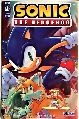 SONIC The HEDGEHOG Comic Book IDW #51 Cover A July 2022 Bagged