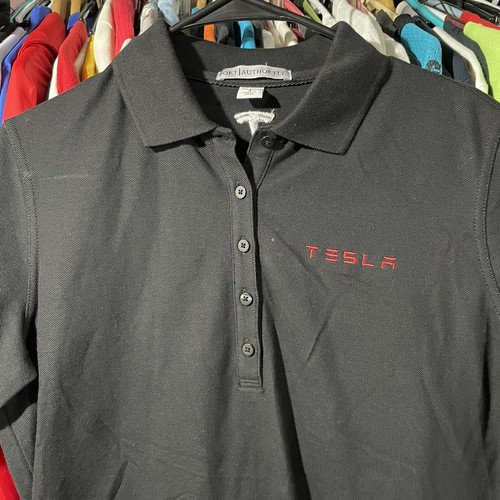Tesla Motors Damen Small Black Company Arbeitshemd Port Authority gebraucht - Bild 2 von 5