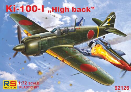 Ki-100-I "High Back" Japanese fighter (1/72 model kit, RS 92126)