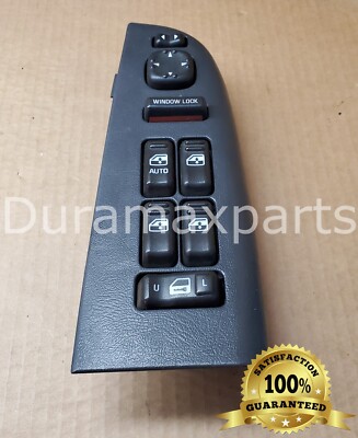 1999-02 Chevy/GMC LF Driver's MASTER WINDOW CONTROL SWITCH 201154G Dark Gray