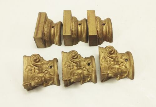 Vtg antique Sessions mantel mechanical wind up clock columns pillars - Picture 12 of 20