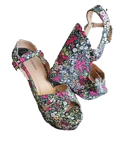 Женские туфли на танкетке с цветочным узором Xhilaration