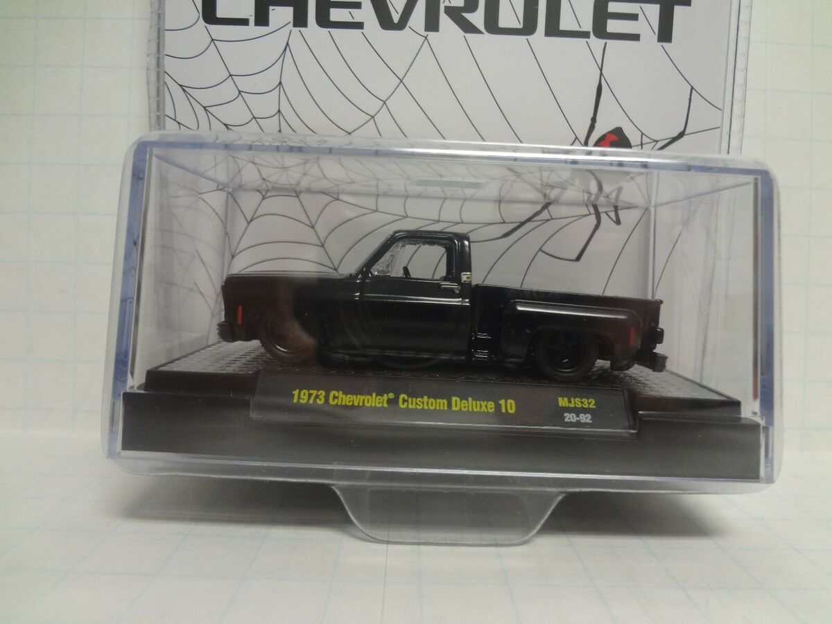 M2 Machines 1973 Chevrolet Custom Deluxe 10 Black Widow M2 Machines 1973 Chevrolet Custom Deluxe 10 Black Widow