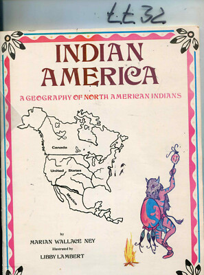 Buch Indian American Geography of North American Indians 1 Stück (tt32)