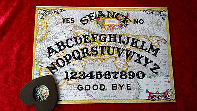 Holz Ouija Brettspiel Old Holland Seance & Planchette Magie