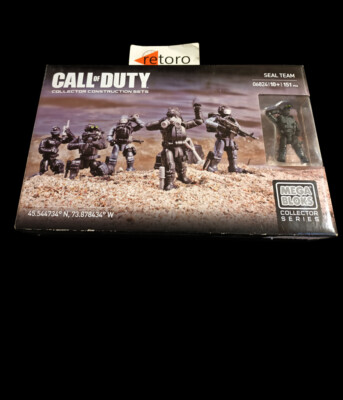 CALL OF DUTY SEAL TEAM Collector Construction Set 06824 MEGA BLOKS New Sealed