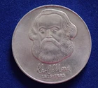 GDR 20 Mark 1983 A Karl-Marx coin