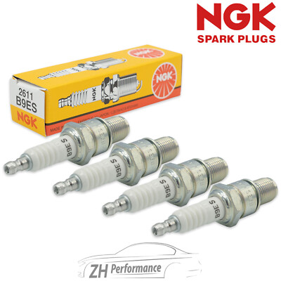 4x NGK 2611 B9ES Zündkerze für PORSCHE 911 2.7 S 3.0 S SC Fiat 850 Spider BMW