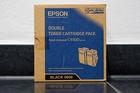 Toner Epson C9300 - czarny / czarny - S050609 - dwupak - nowy & oryginalne opakowanie