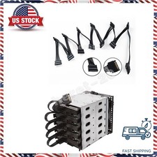 NEW SATA Power 15 Pin 1 Male To 12 Female Splitter for HDD SSD Hard Drive Cable