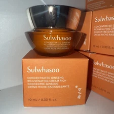 2024 New Sulwhasoo Concentrrated Ginseng Rejuvenating Cream Rich 50ml (5x10ml)