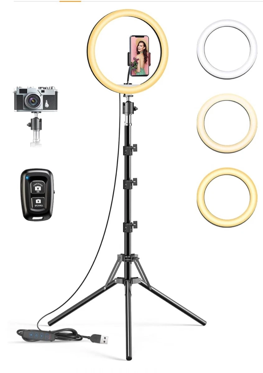 Buy Selfie Ring Light with Stand and Phone Holder, 10'' Dimmable Desktop  LED Circle Light for Laptop,Computer, Lighting Kit Gifts for Live  Streaming/Laptop Video Conference/Chat/Makeup/YouTube/Tiktok/Vlog Online at  Low Prices in India -