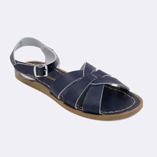 Salt Water Original Navy Leather Sandals for Everyday Lifestyle for Women