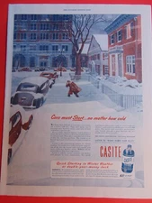 1946 CASITE for Quick Car Starting in Winter Weather photo art print ad