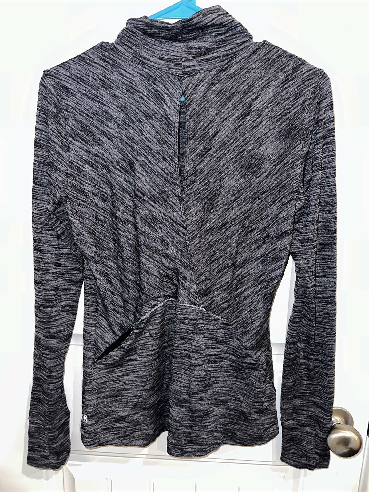 Lululemon mockneck split back pullover sleeve Shi… - image 3