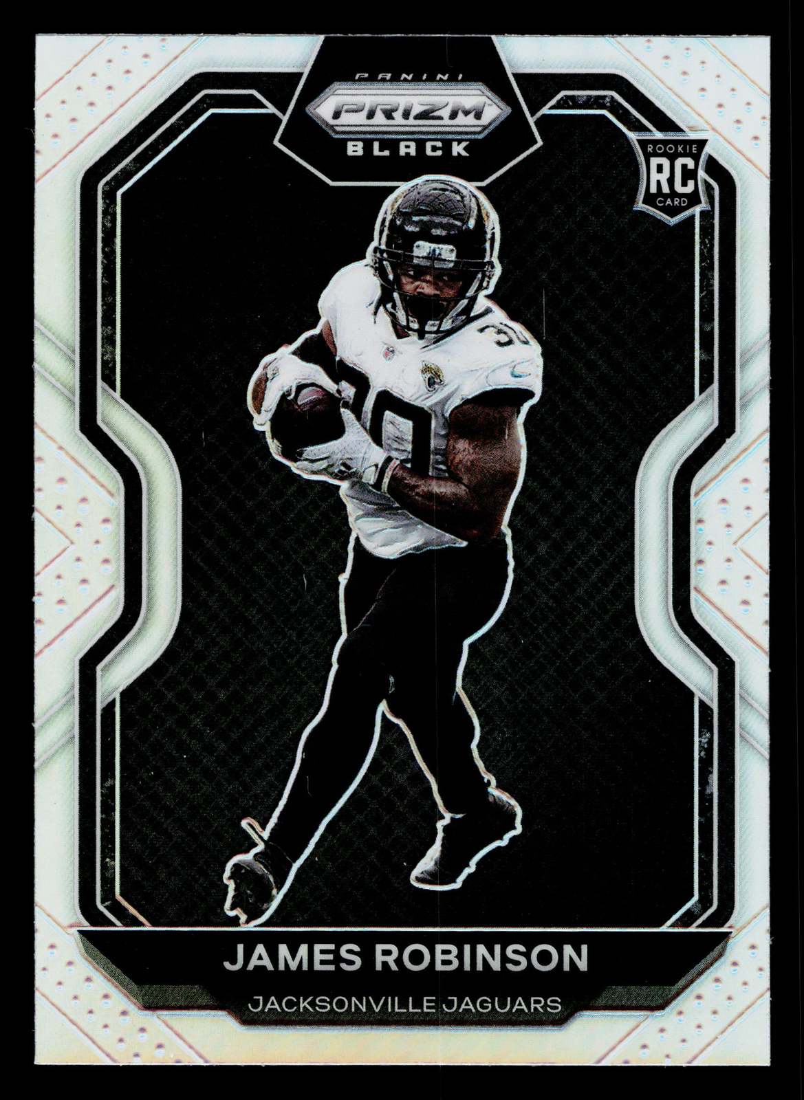 2020 Panini Chronicles Prizm Black Silver James Robinson #PB-16 Jaguars