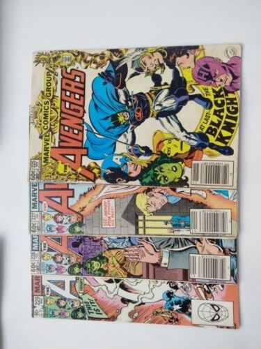 Avengers Lot #223 227 228 229 (1982 Marvel) Captain Marvel Key Books Newsstand - Afbeelding 1 van 24