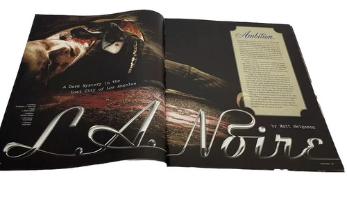 L.A. Noire Videospiel Magazin Artikel Druck Anzeige Wandbild Ephemera